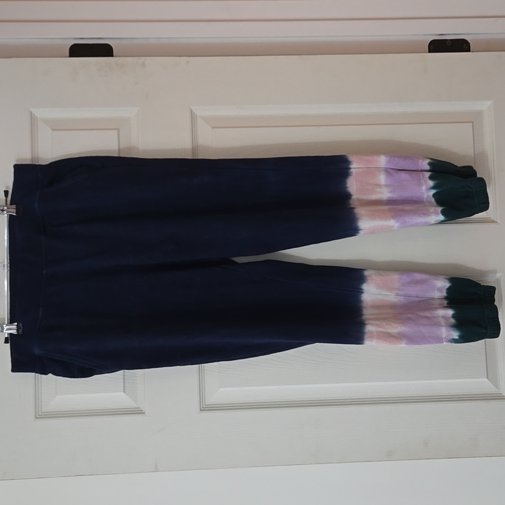 Wildfox Navy Blue Tie-Dye Joggers - Picture 2 of 5